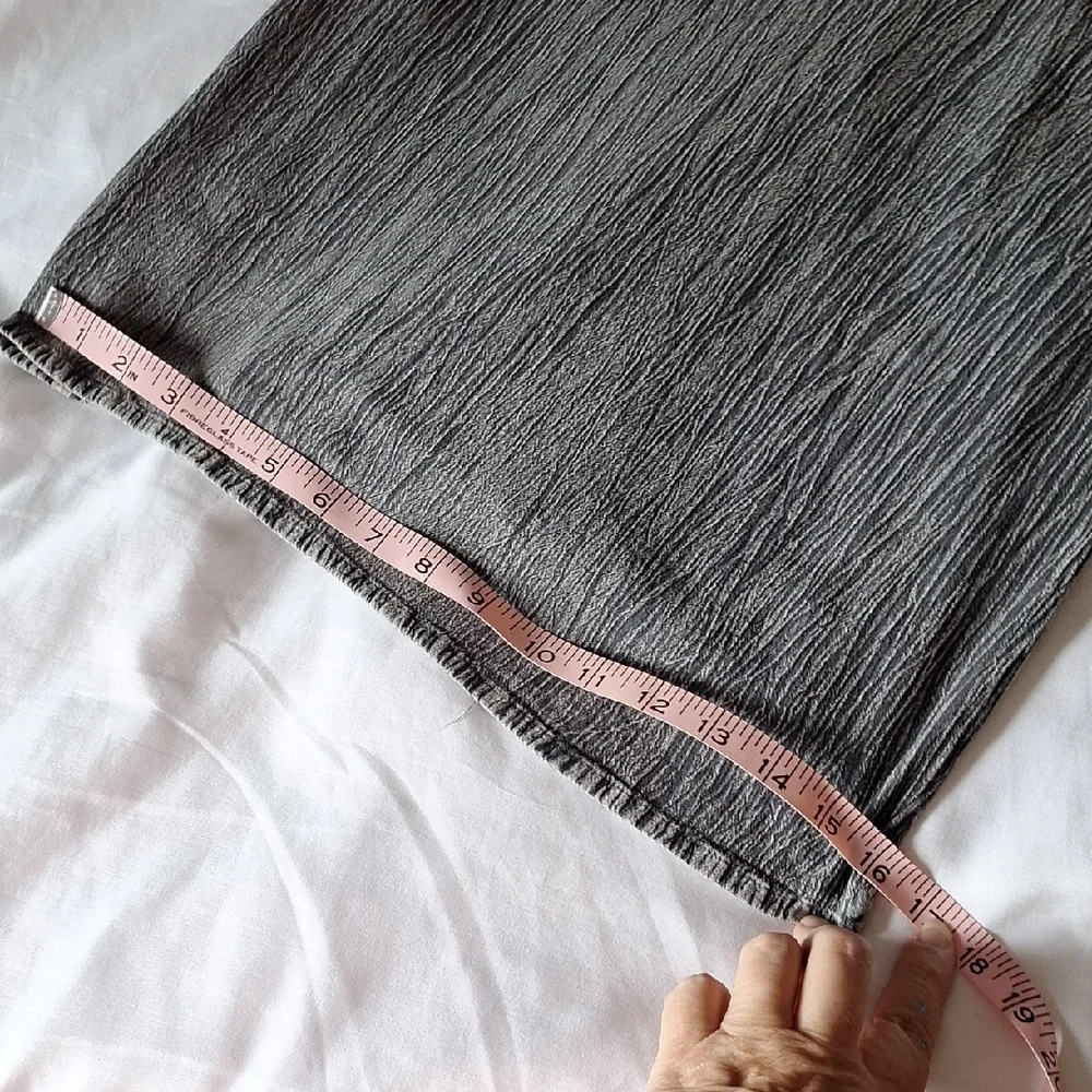 Women's BONULU Wide Leg Pants in Gray - Picture 14 of 16